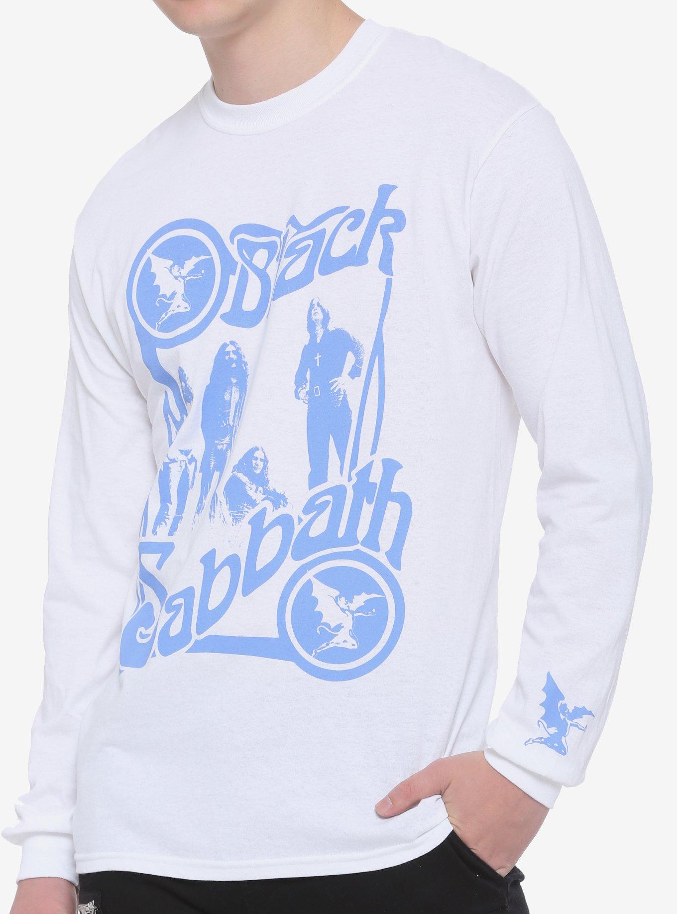 Black Sabbath Blue Devil Long-Sleeve T-Shirt, WHITE, hi-res