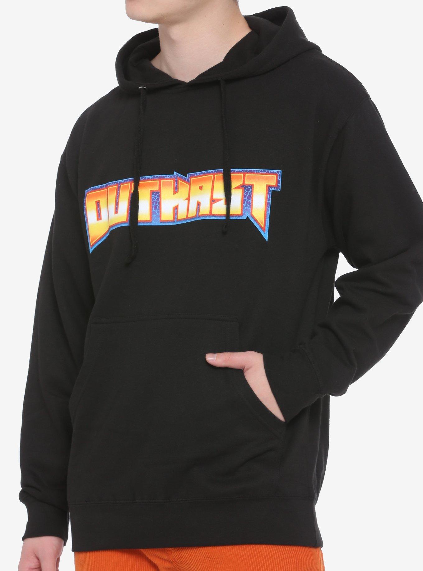 Outkast Cartoon Logo Hoodie, BLACK, hi-res