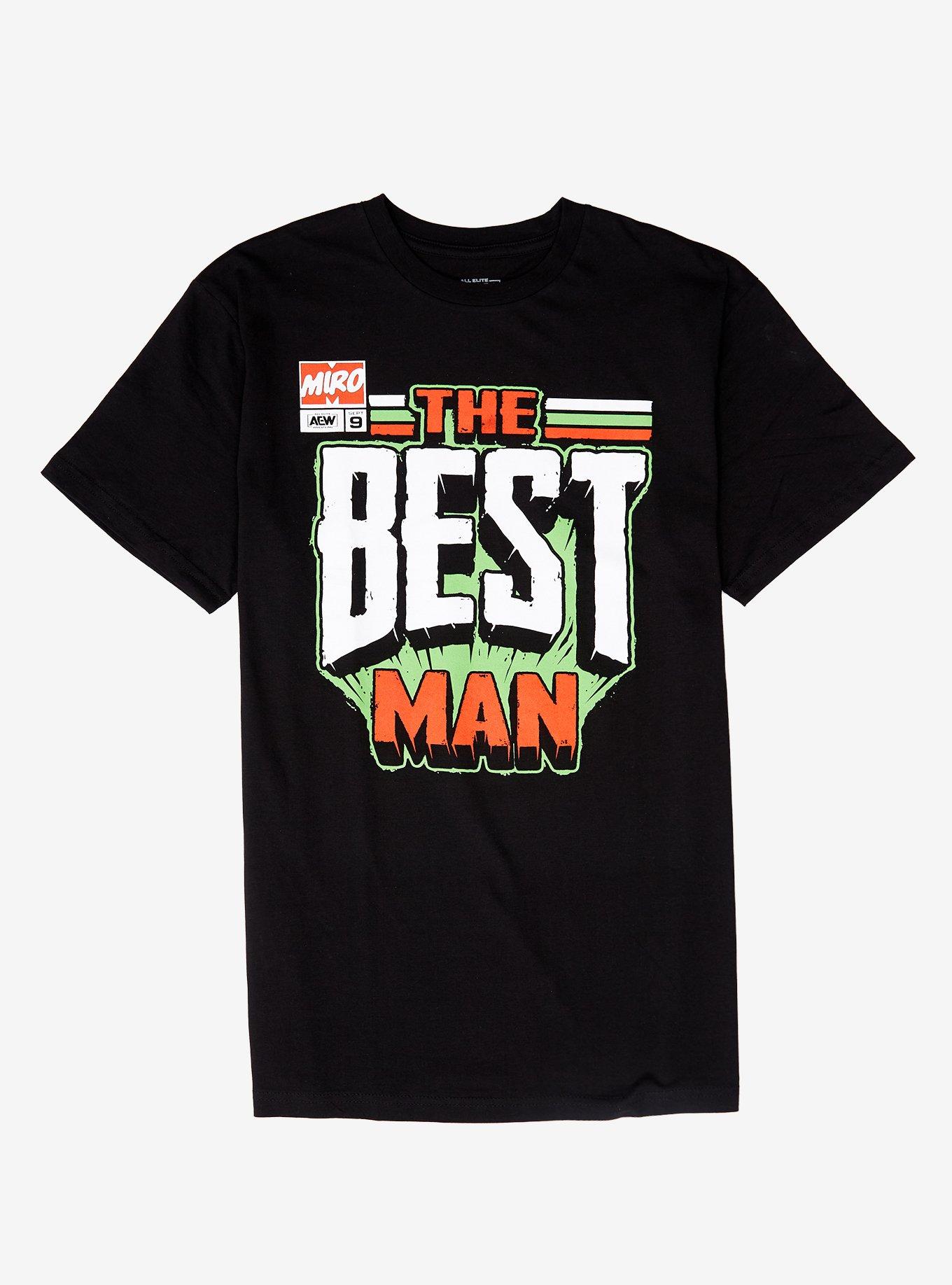 All Elite Wrestling The Best Man T-Shirt, BLACK, hi-res
