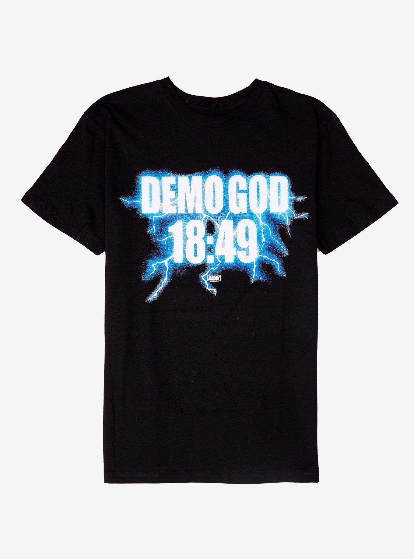 All Elite Wrestling Demon God 18:49 T-Shirt, BLACK, hi-res