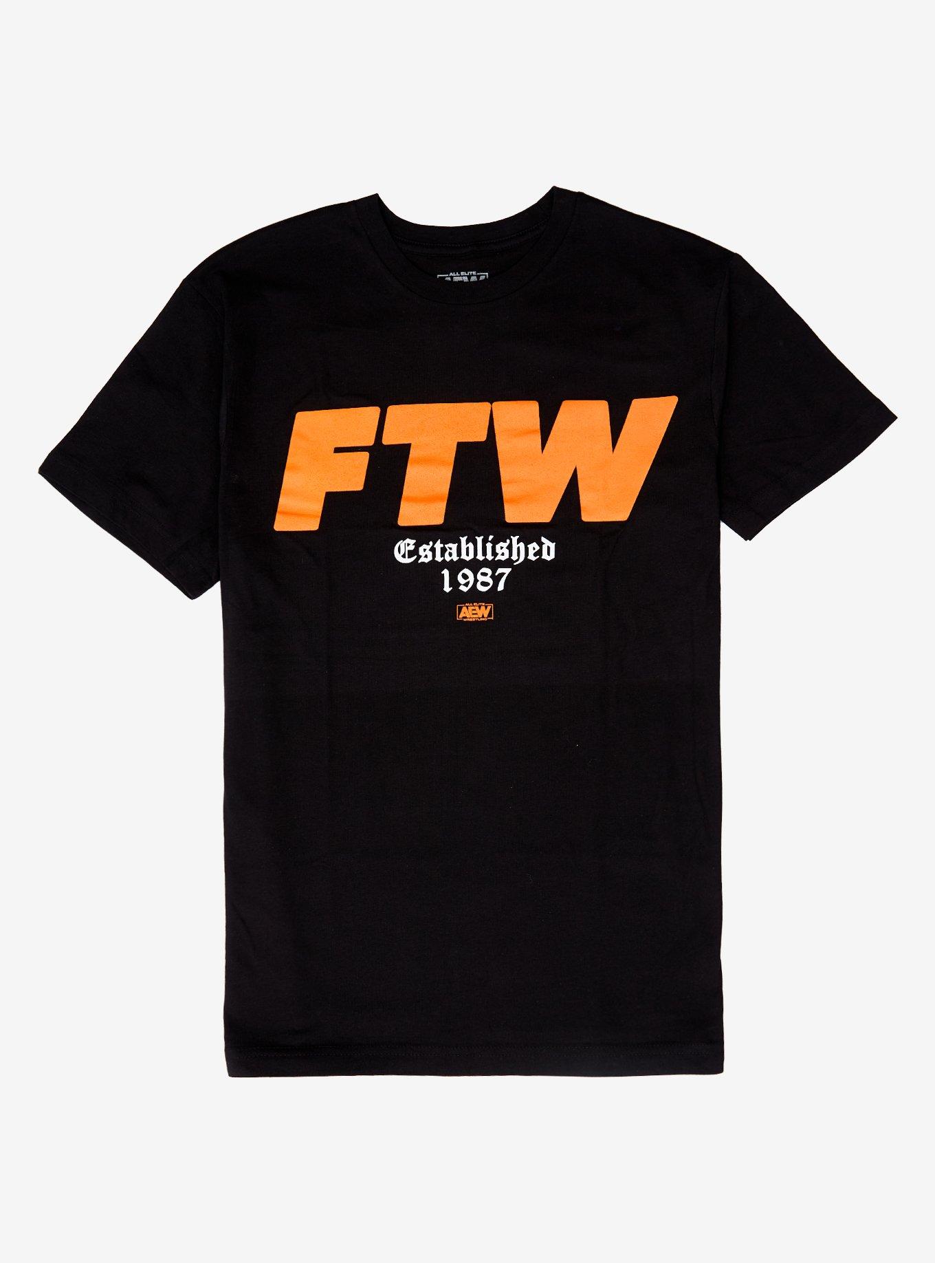 All Elite Wrestling FTW Taz T-Shirt, BLACK, hi-res
