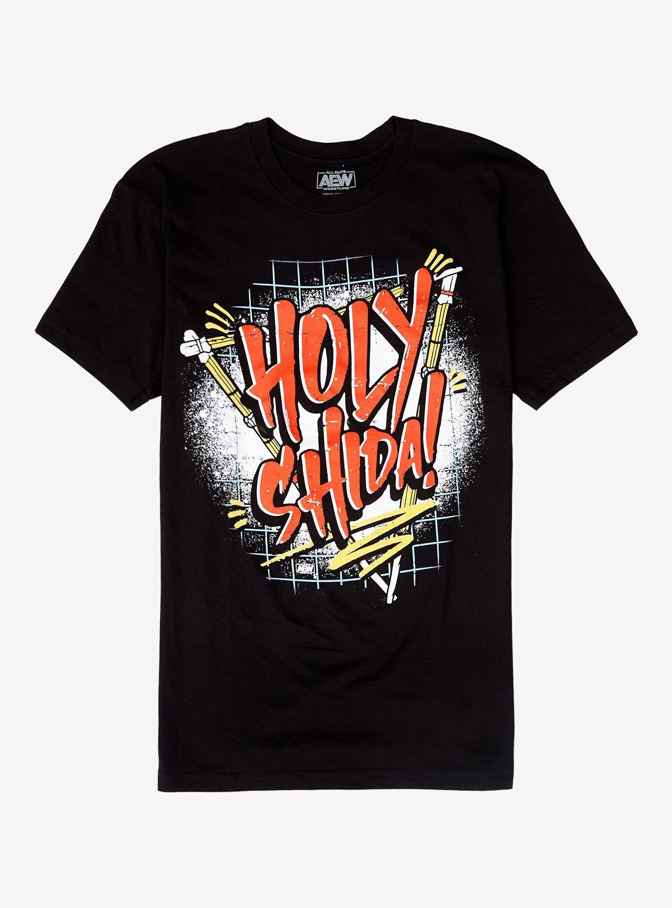 All Elite Wrestling Holy Shida! T-Shirt, BLACK, hi-res