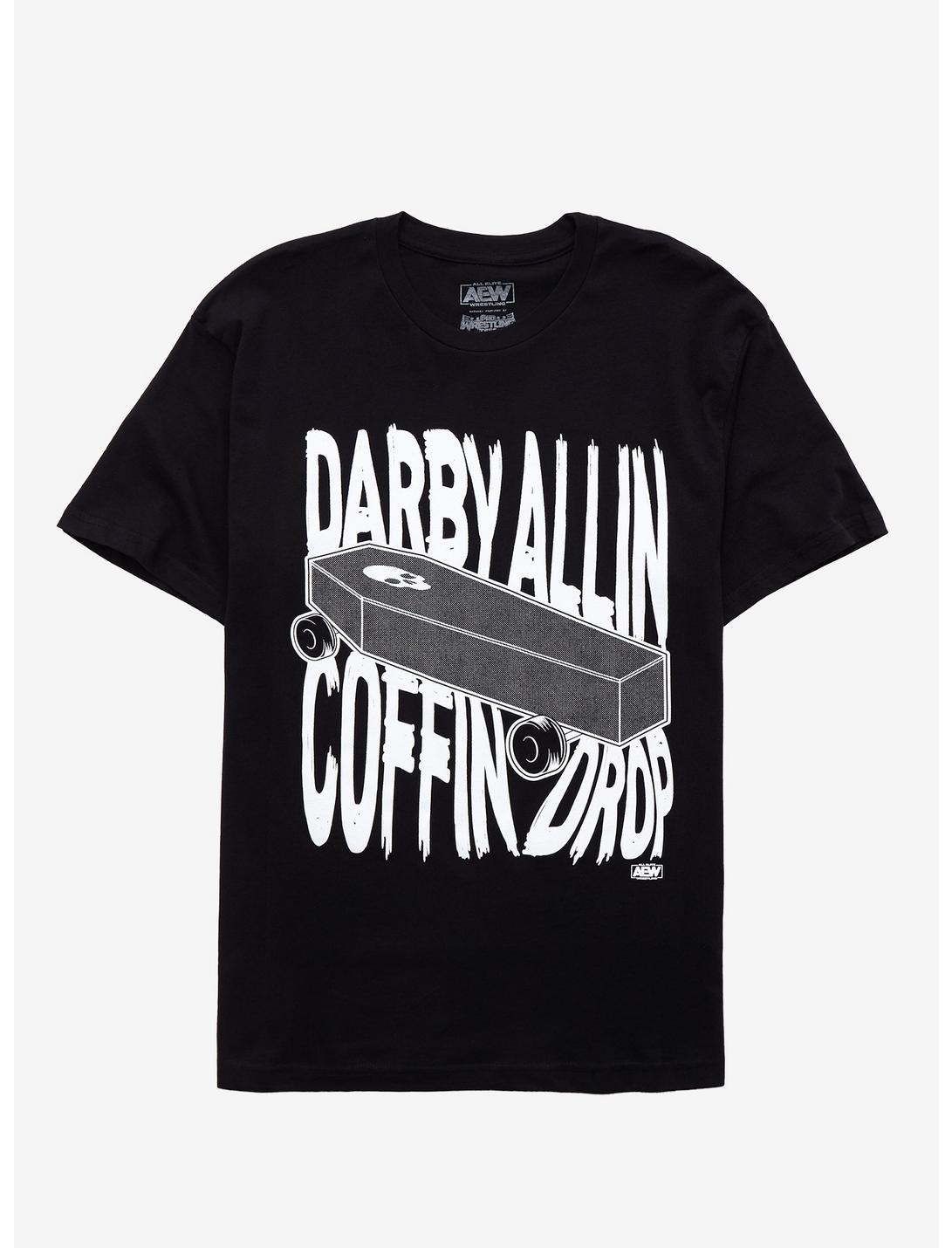 All Elite Wrestling Darby Allin Coffin Drop T-Shirt, BLACK, hi-res