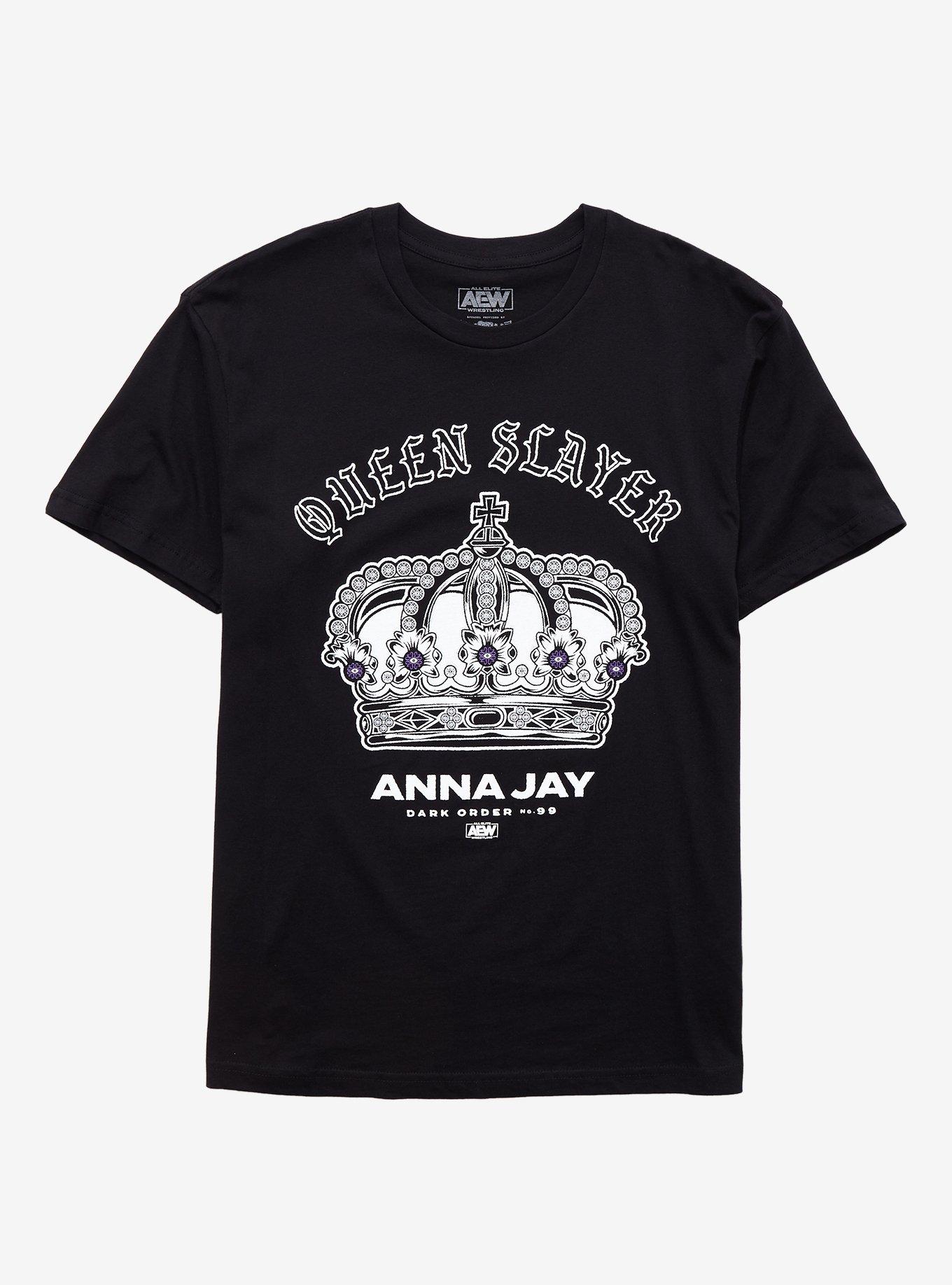 All Elite Wrestling Queen Slayer Anna Jay T-Shirt, BLACK, hi-res