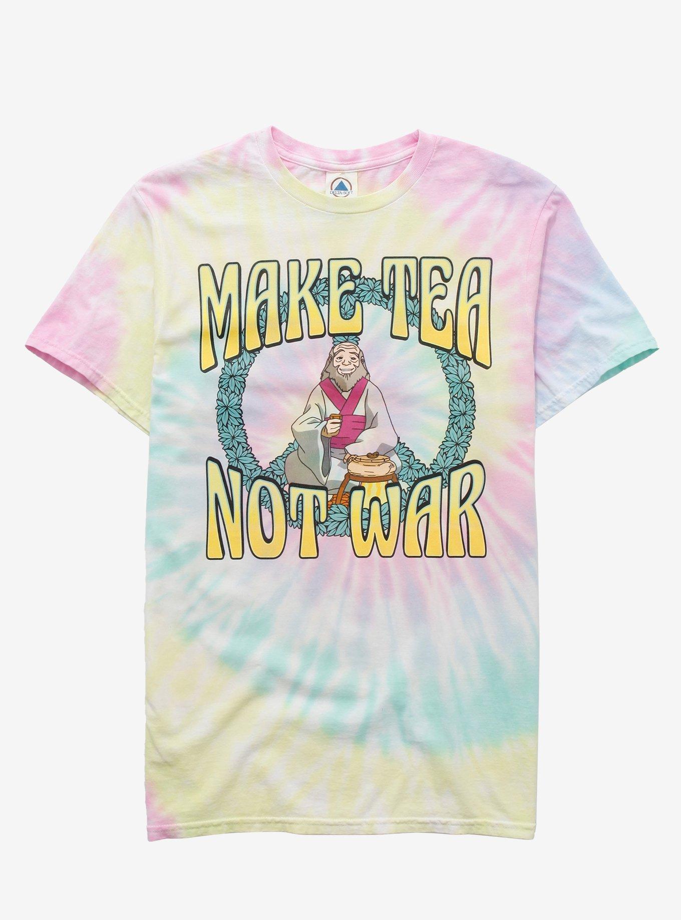 Avatar: The Last Airbender Make Tea Not War Tie-Dye T-Shirt - BoxLunch Exclusive, TIE DYE, hi-res