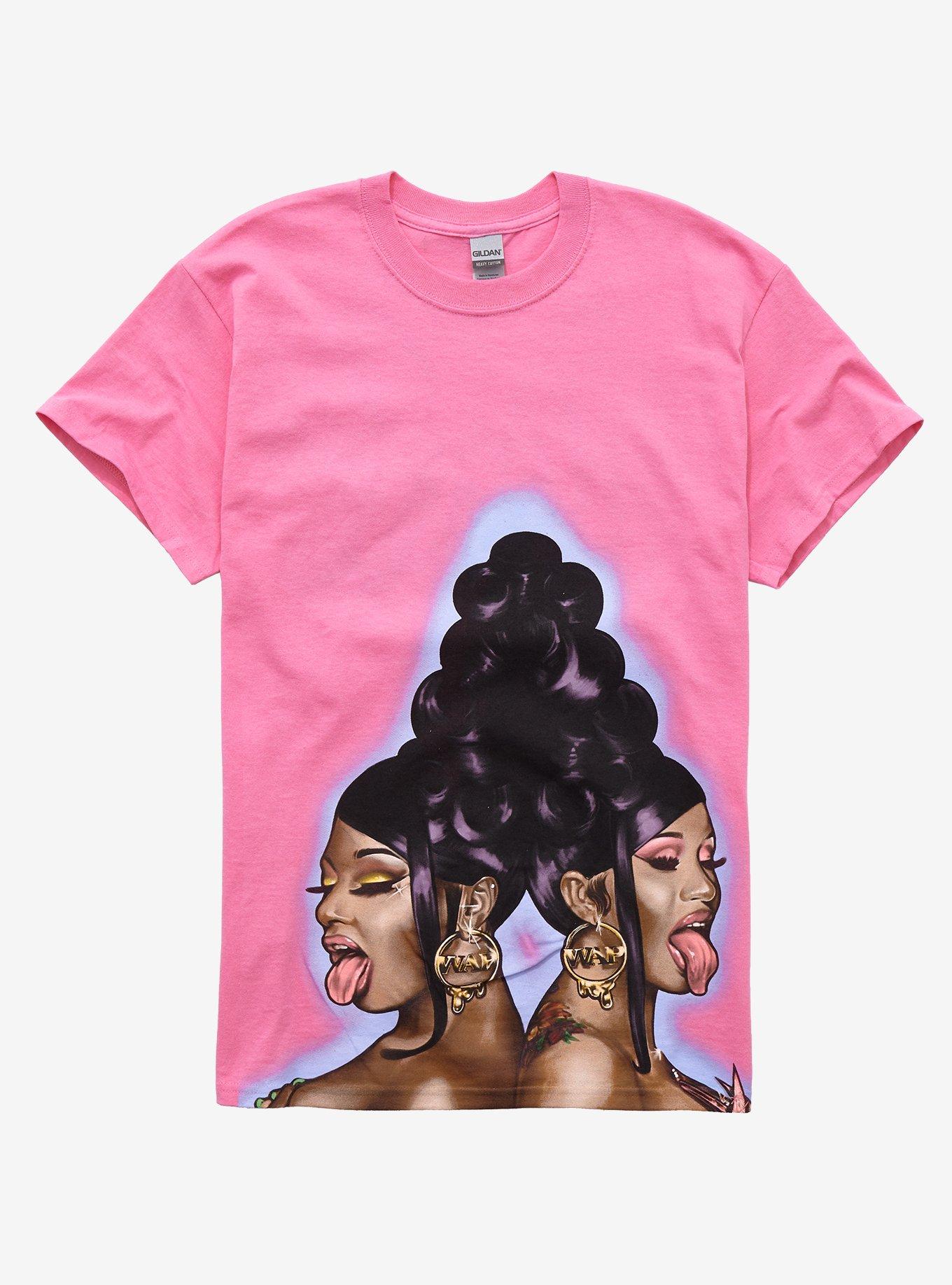 Cardi B Megan Thee Stallion WAP Airbrush T-Shirt | Hot Topic