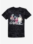 Gorillaz Group Tie-Dye T-Shirt, BLACK, hi-res