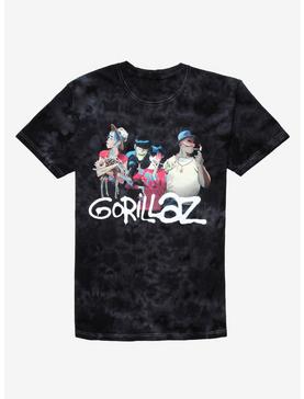 Gorillaz Group Tie-Dye T-Shirt, , hi-res