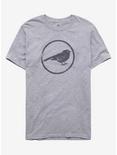 The Umbrella Academy The Sparrow Academy Logo T-Shirt, BLACK, hi-res