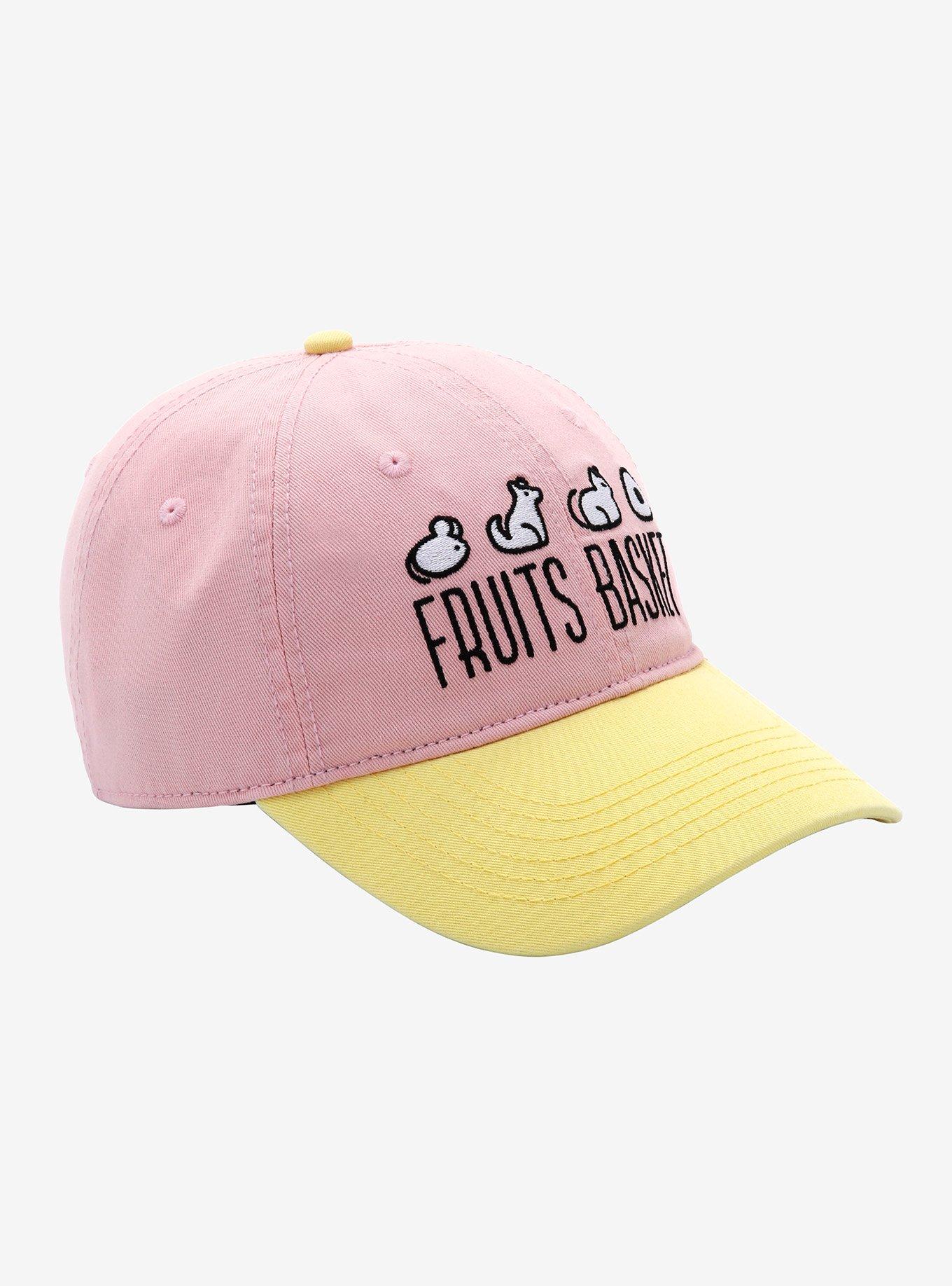 Fruits Basket Pink & Yellow Dad Cap, , hi-res