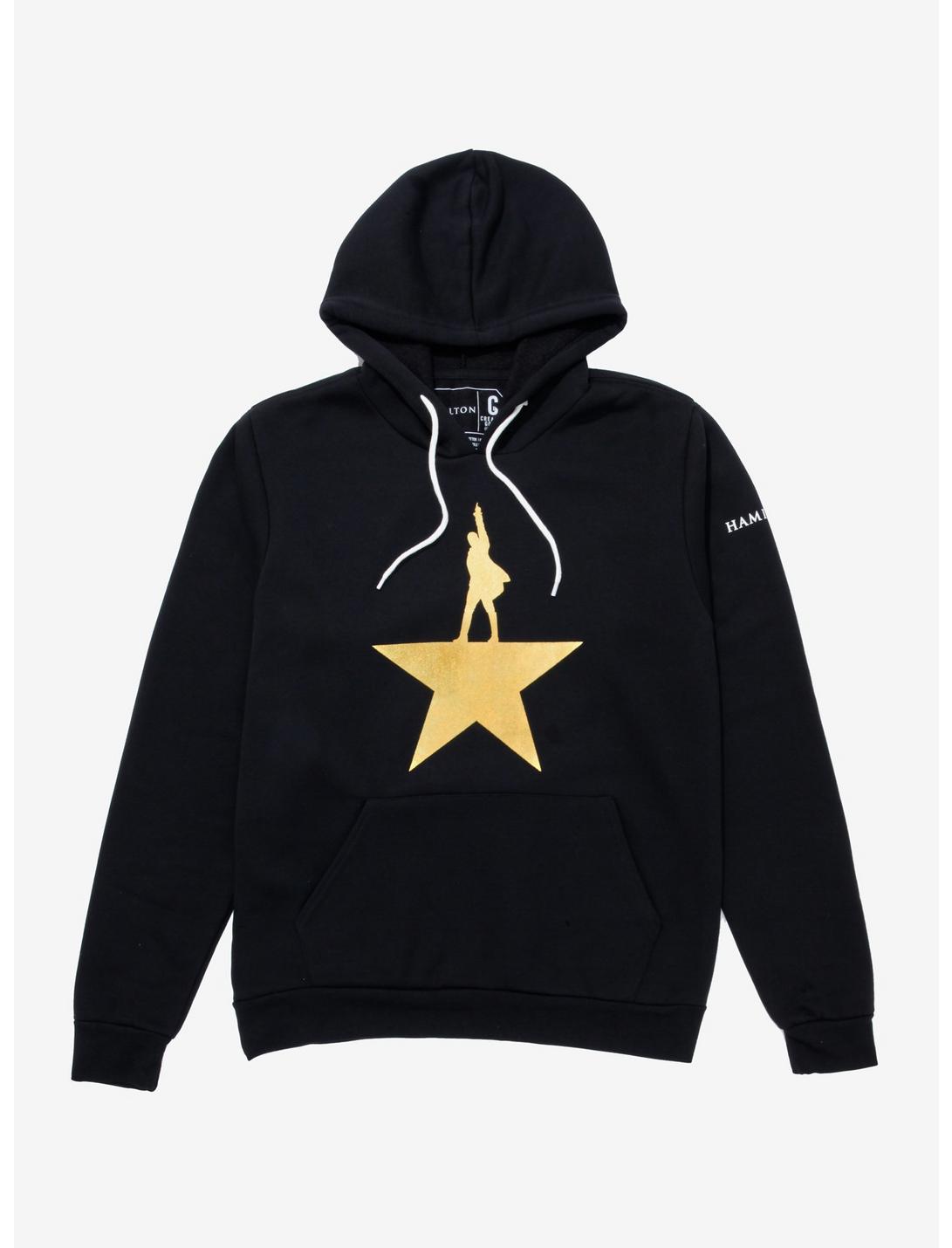 Hamilton Gold Star Logo Hoodie, BLACK, hi-res