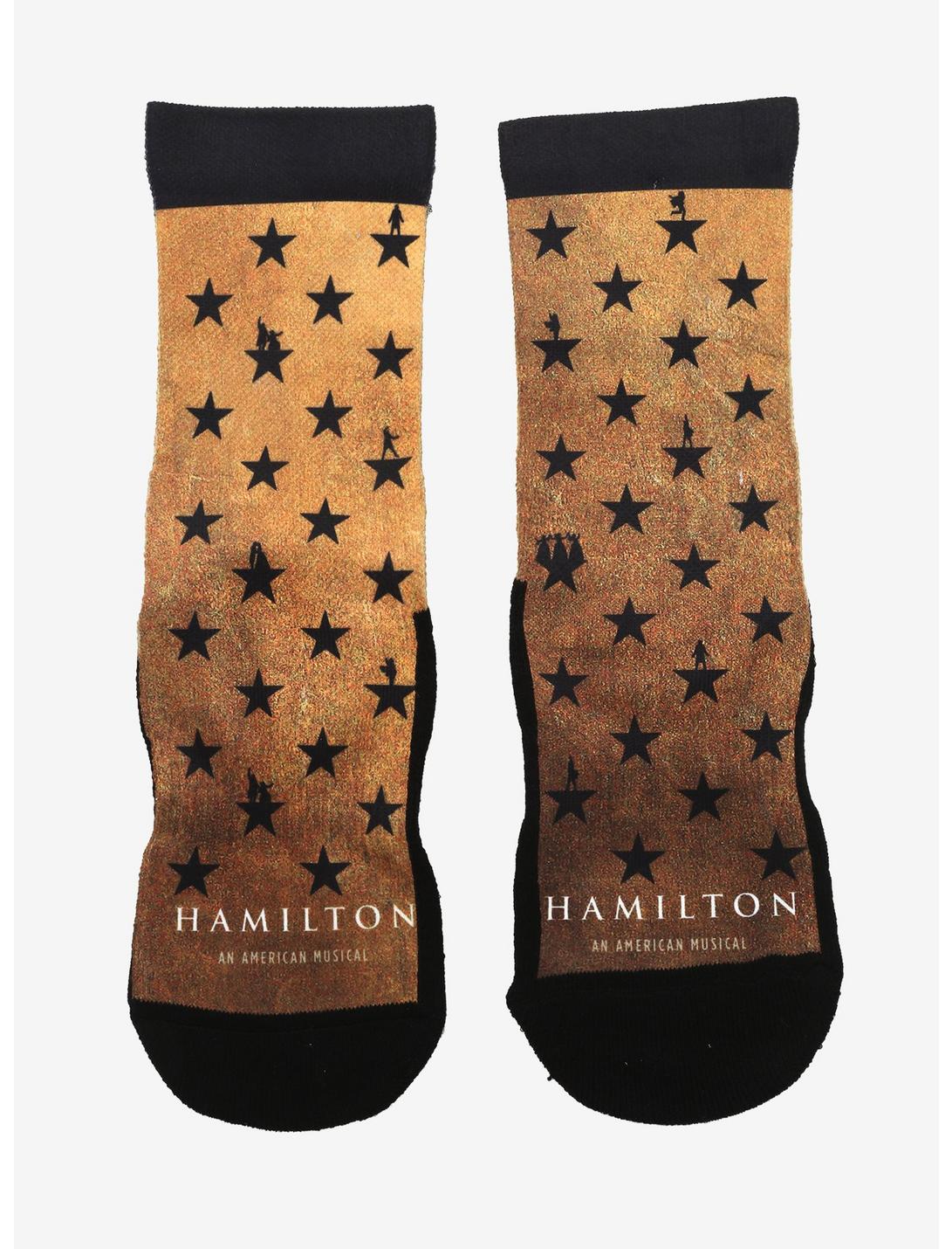 Hamilton Star Allover Print Crew Socks, , hi-res