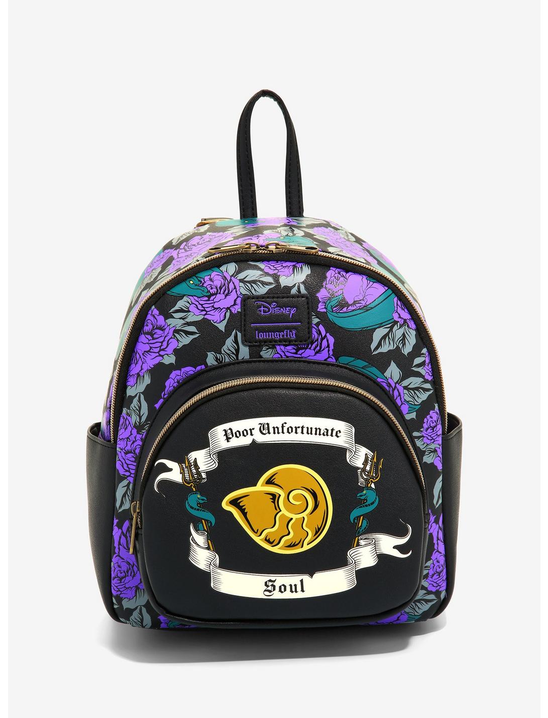 Loungefly Disney The Little Mermaid Ursula Floral Mini Backpack, , hi-res