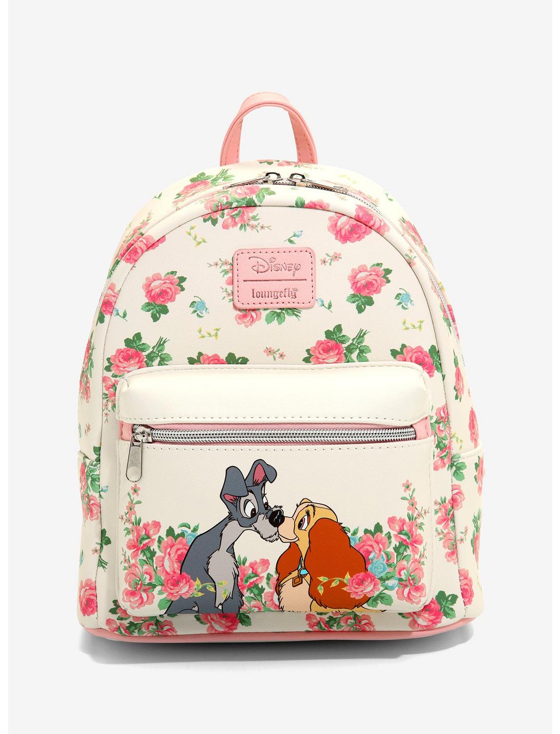 Loungefly Disney Lady And The Tramp Floral Mini Backpack, , hi-res