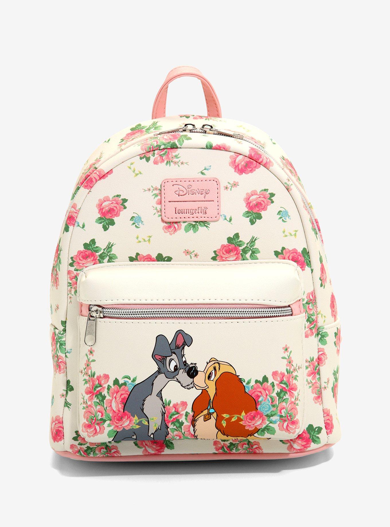 Loungefly Disney Lady And The Tramp Floral Mini Backpack, , hi-res