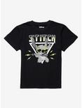 Disney Lilo & Stitch Stitch with Ukulele Youth T-Shirt - BoxLunch Exclusive, BLACK, hi-res