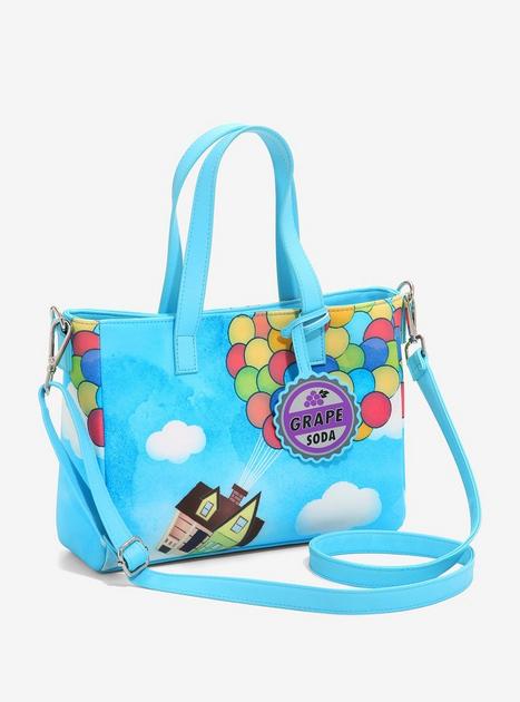 Loungefly Disney Pixar Blue UP Carl's Balloons House Wristlet / Belt Bag offers NWT 8+