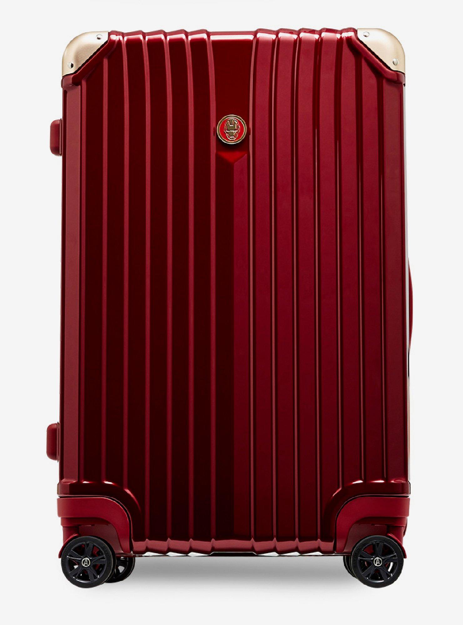 MARVEL IRON MAN HARD SIDED 29 INCH PC LUGGAGE Hot Topic