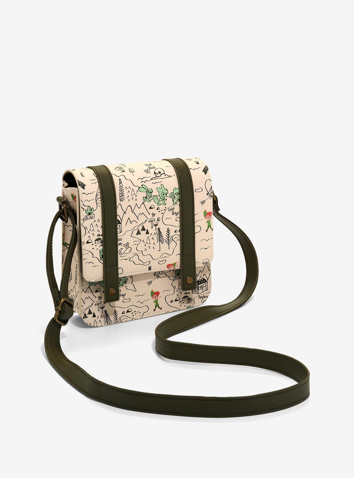 Live Love Wander Fold-Over Crossbody Bag