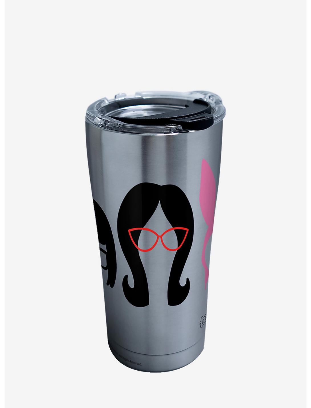 Bob's Burgers Silhouettes 20oz Stainless Steel Tumbler With Lid, , hi-res