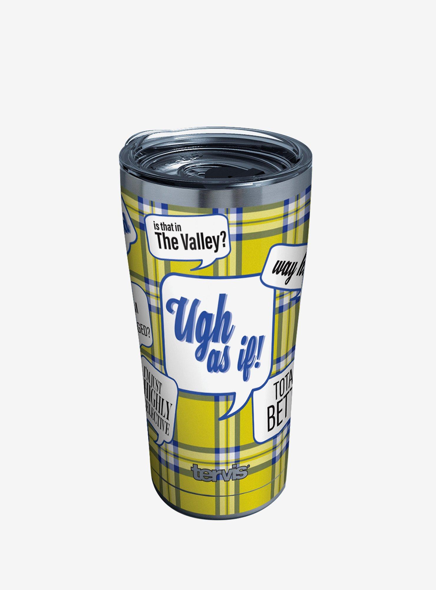 Clueless 20oz Stainless Steel Tumbler With Lid, , hi-res