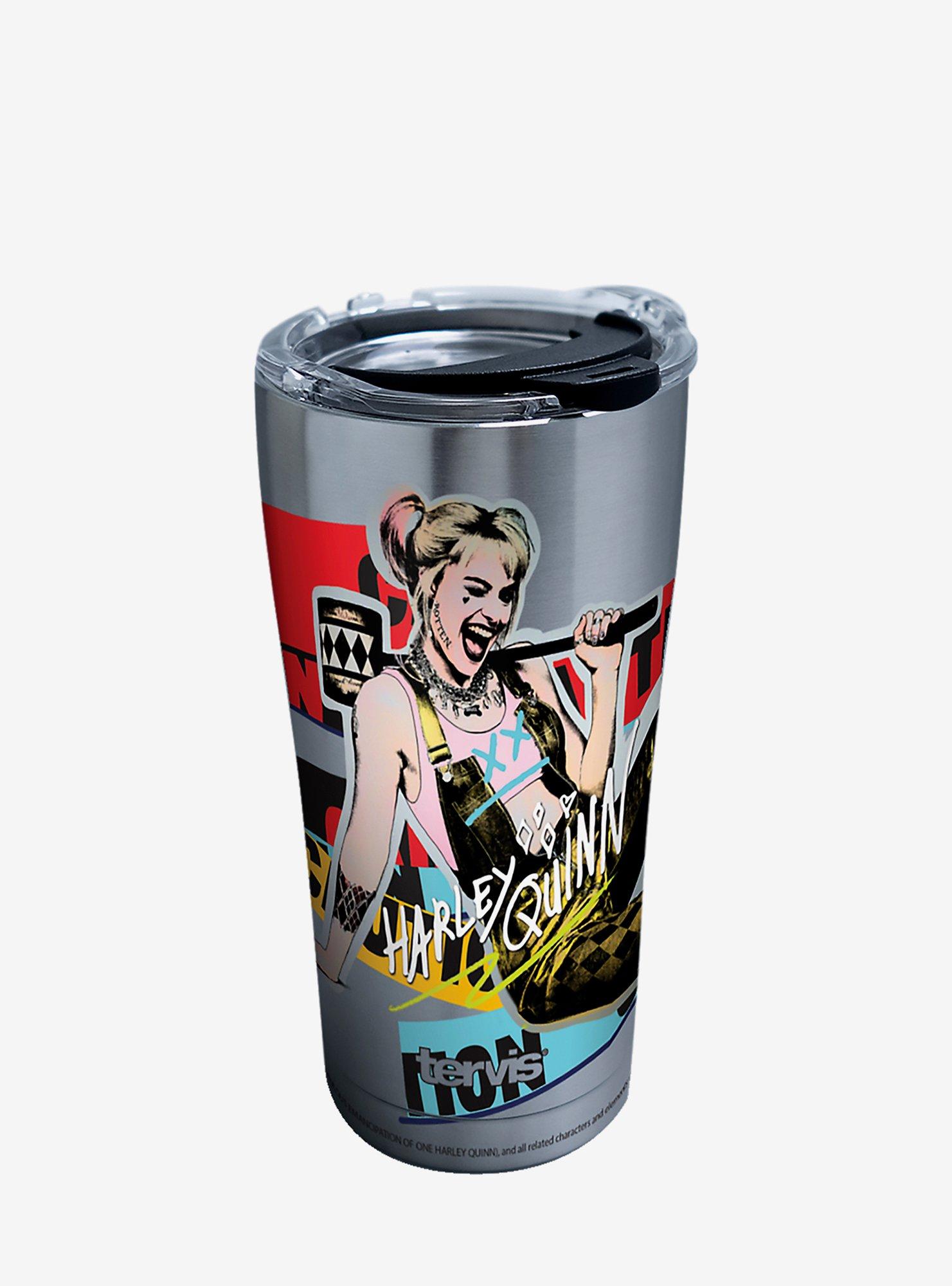 DC Comics Birds of Prey Harley Quinn 20oz Stainless Steel Tumbler With Lid, , hi-res