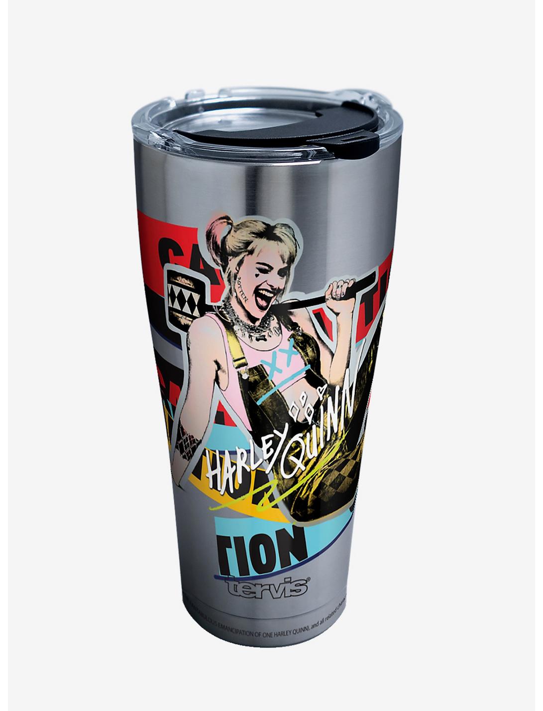 DC Comics Birds of Prey Harley Quinn 30oz Stainless Steel Tumbler With Lid, , hi-res