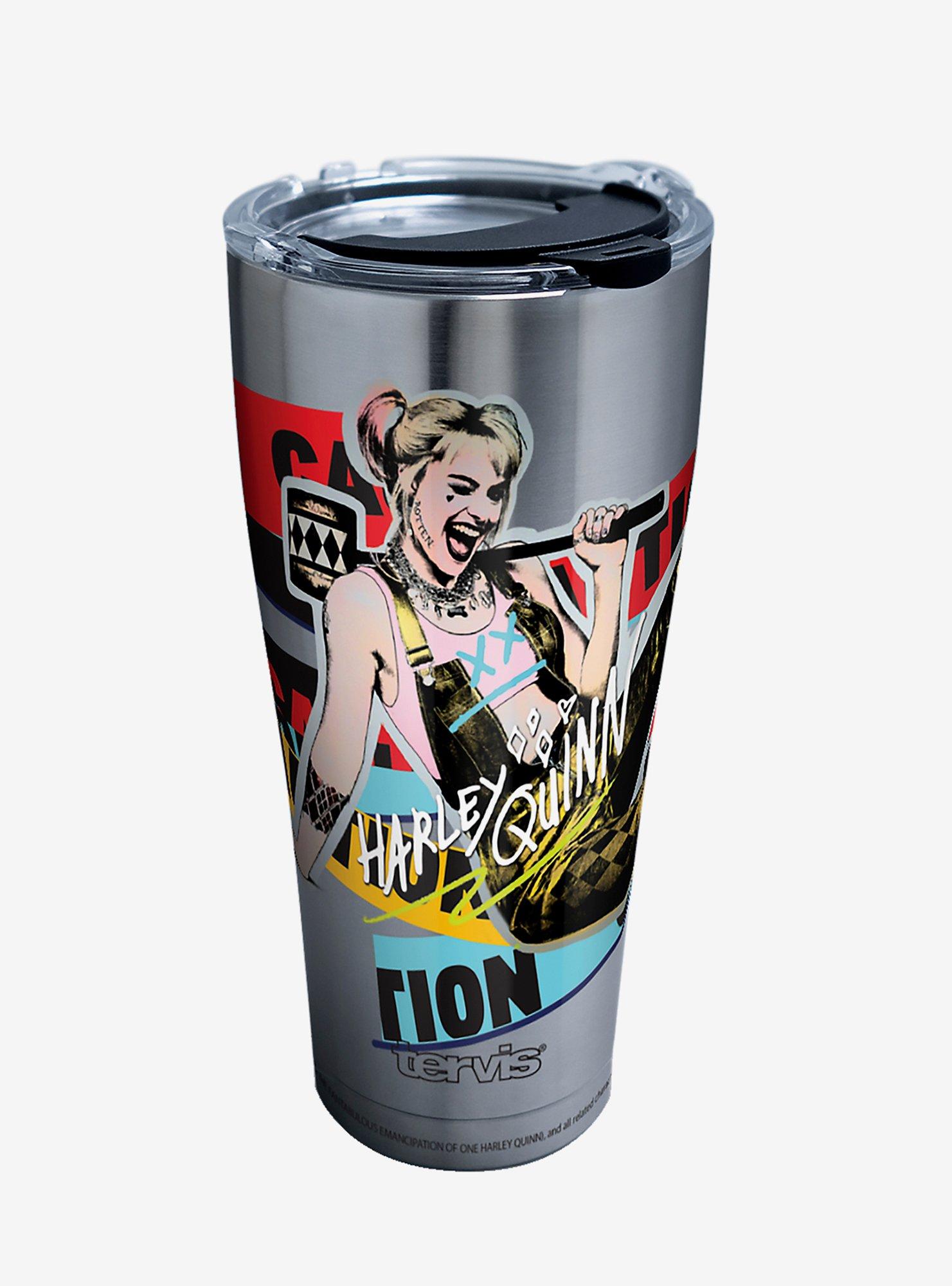 DC Comics Birds of Prey Harley Quinn 30oz Stainless Steel Tumbler With Lid, , hi-res