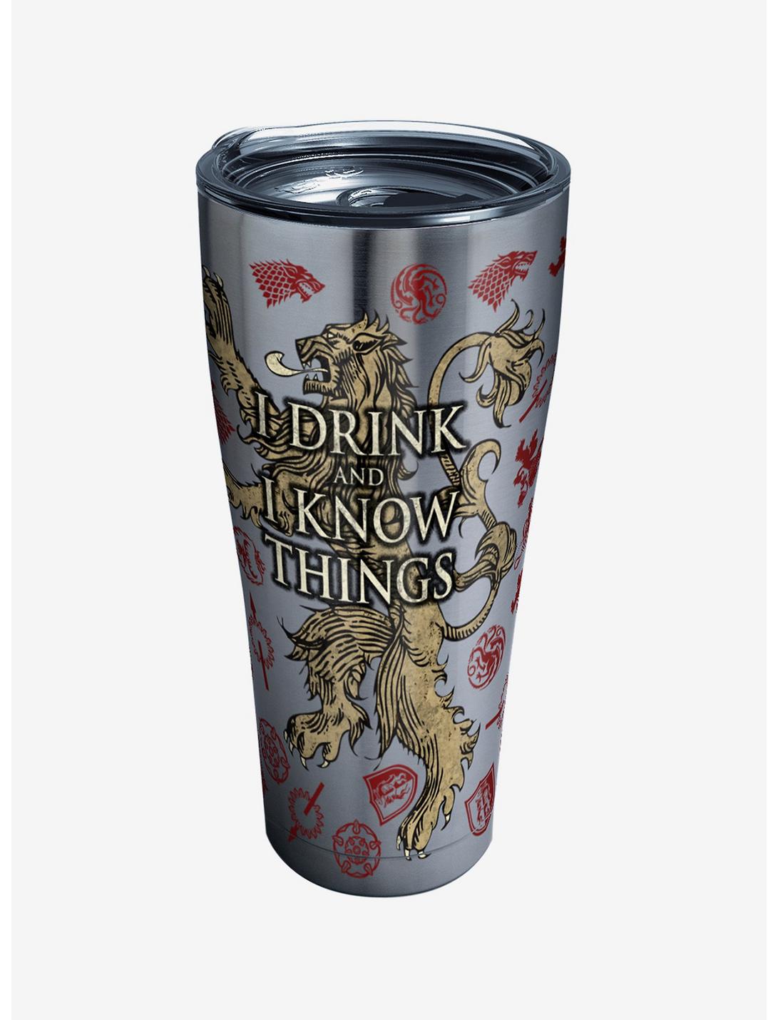 Game of Thrones 30oz Stainless Steel Tumbler With Lid, , hi-res