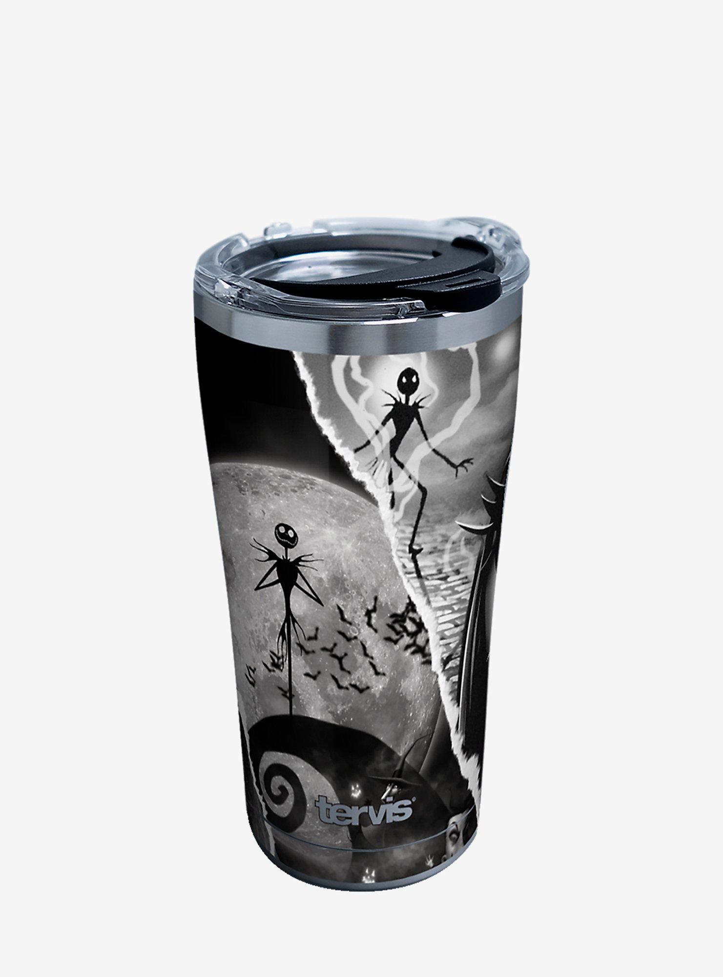 The Nightmare Before Christmas Torn Collage 20oz Stainless Steel Tumbler With Lid, , hi-res