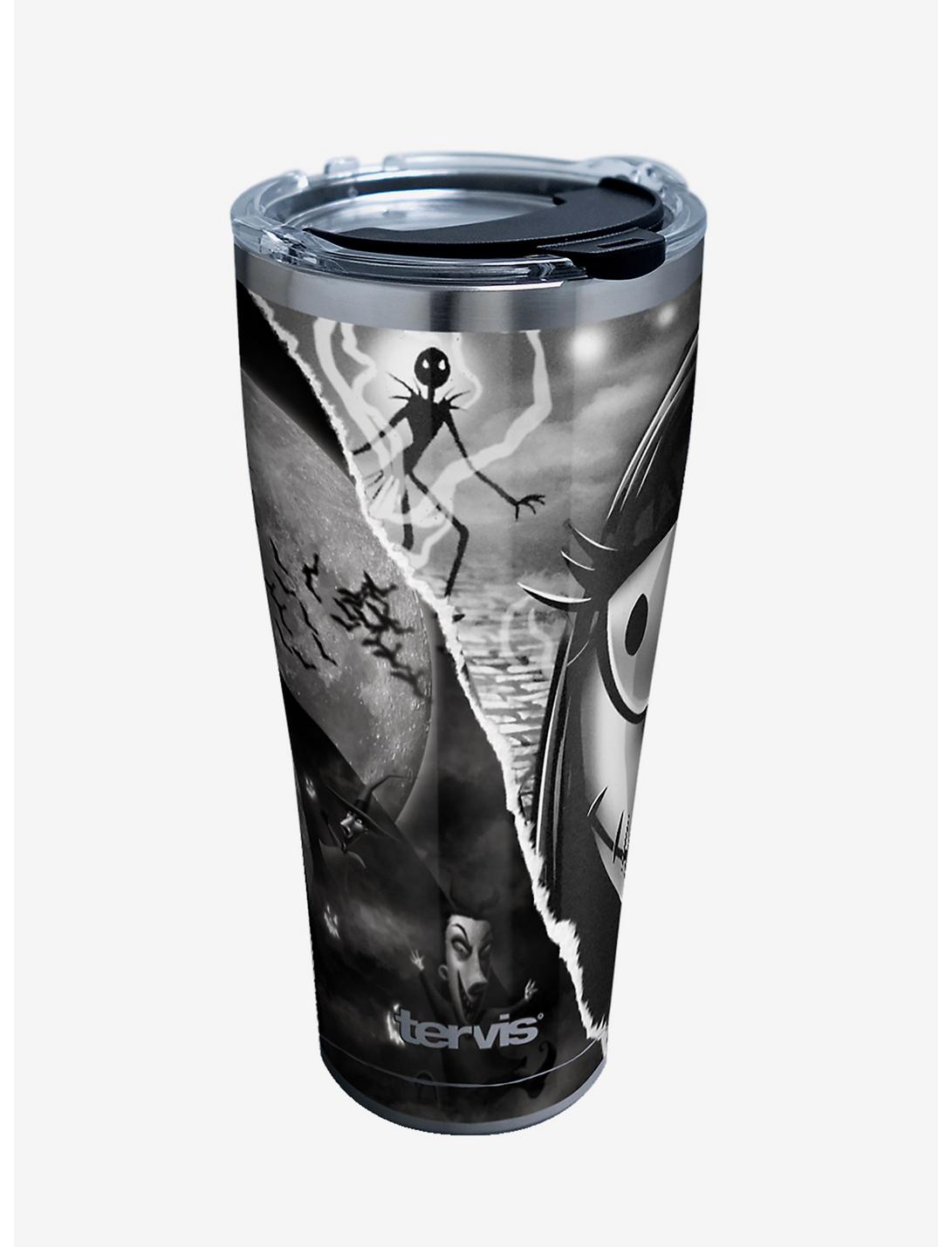 The Nightmare Before Christmas Torn Collage 30oz Stainless Steel Tumbler With Lid, , hi-res