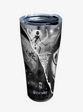 The Nightmare Before Christmas Torn Collage 30oz Stainless Steel Tumbler With Lid, , hi-res