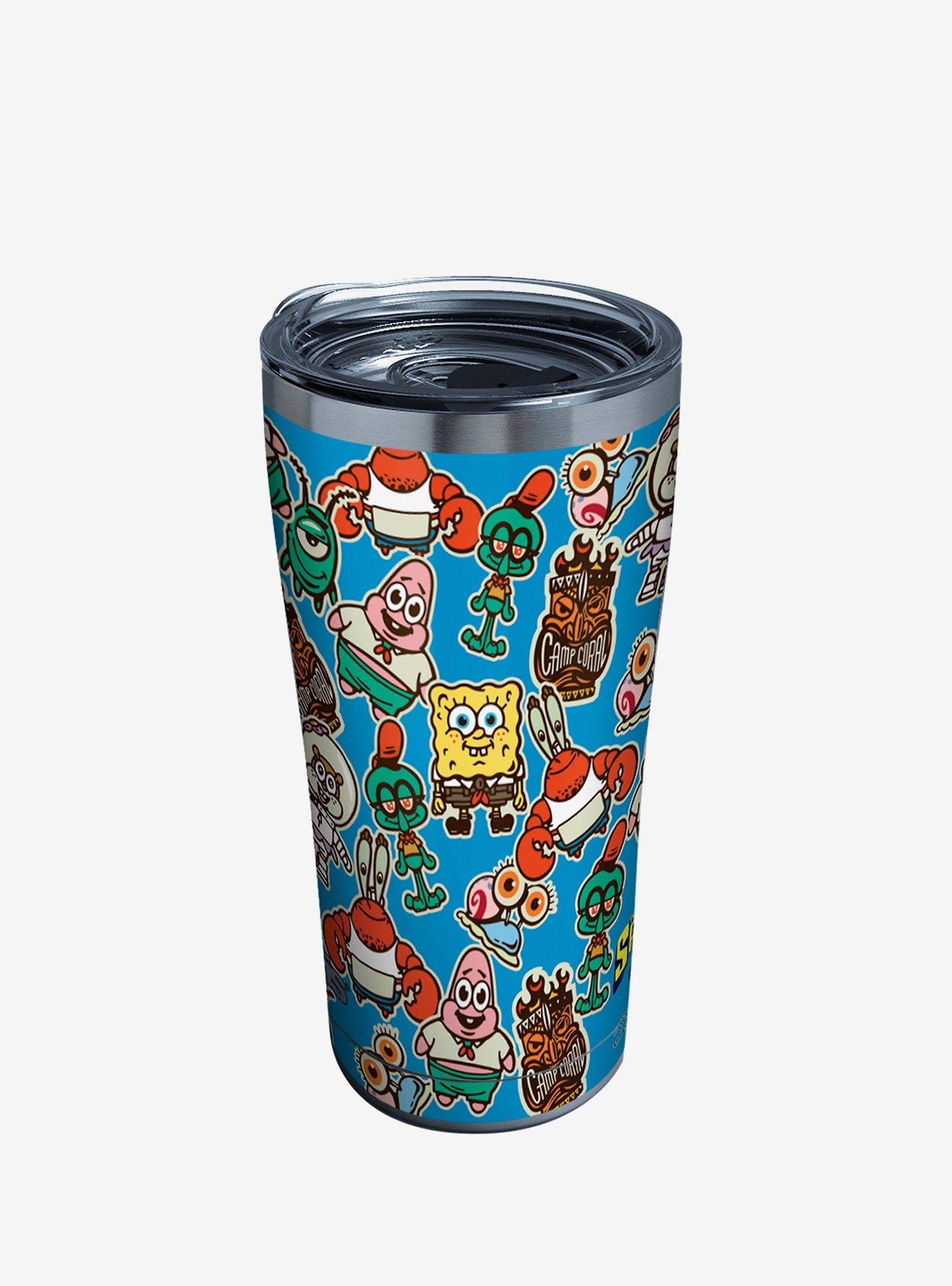Spongebob Squarepants 20oz Stainless Steel Tumbler With Lid, , hi-res