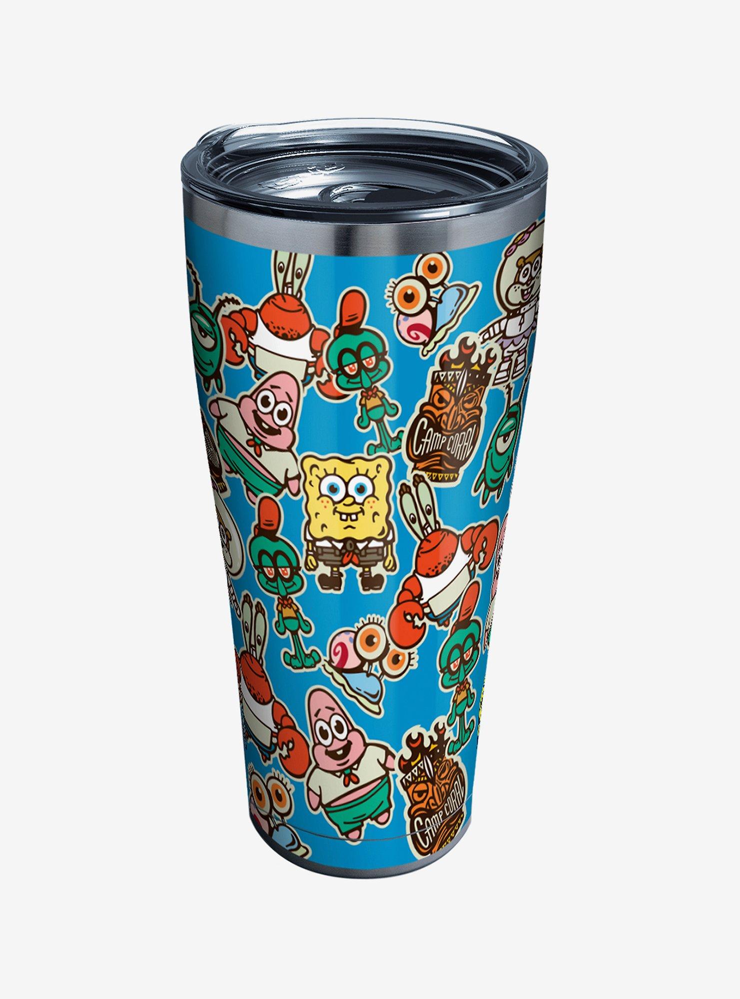 Spongebob Squarepants 30oz Stainless Steel Tumbler With Lid, , hi-res