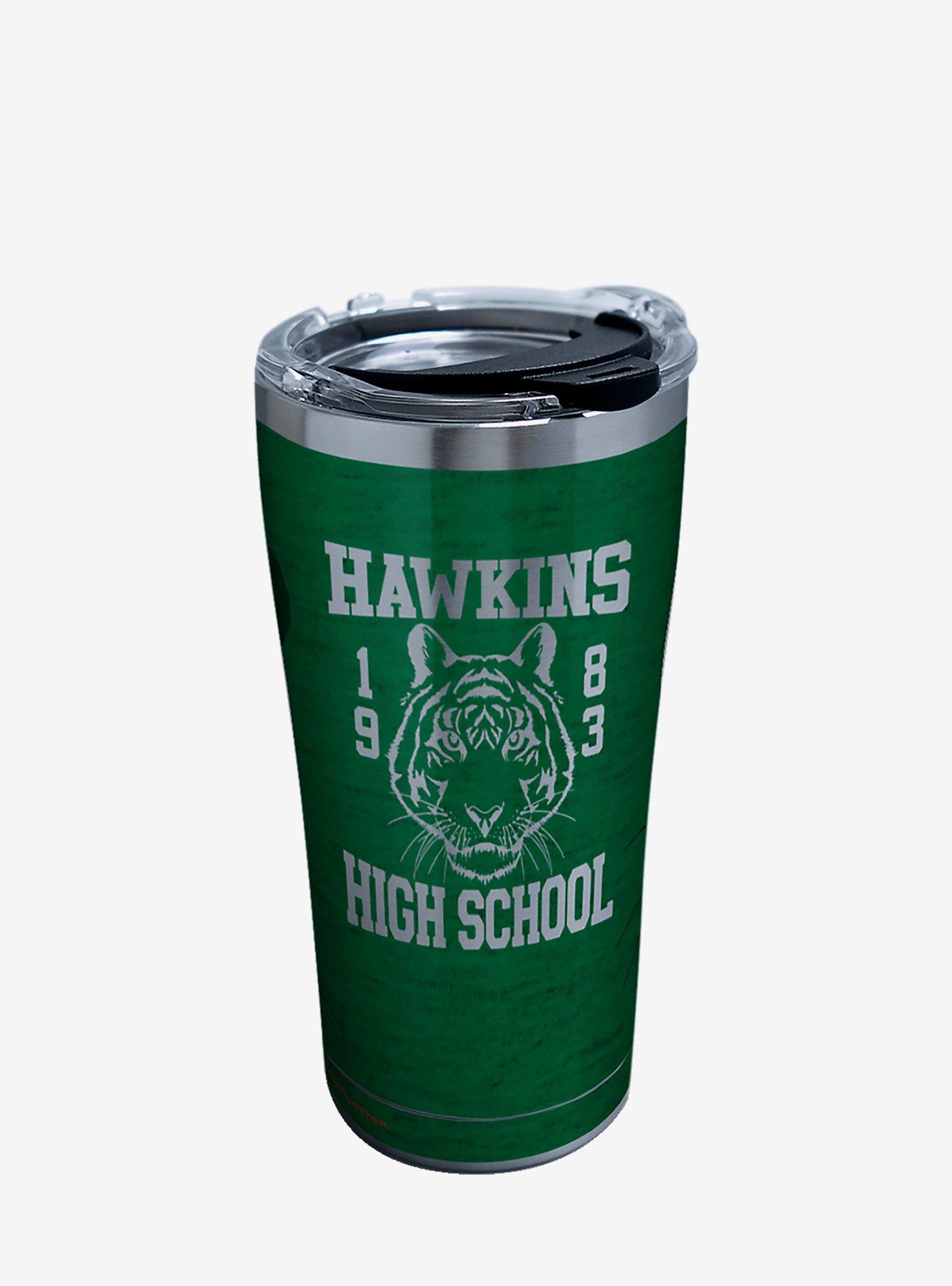 Stranger Things Hawkins High School 20oz Stainless Steel Tumbler With Lid, , hi-res