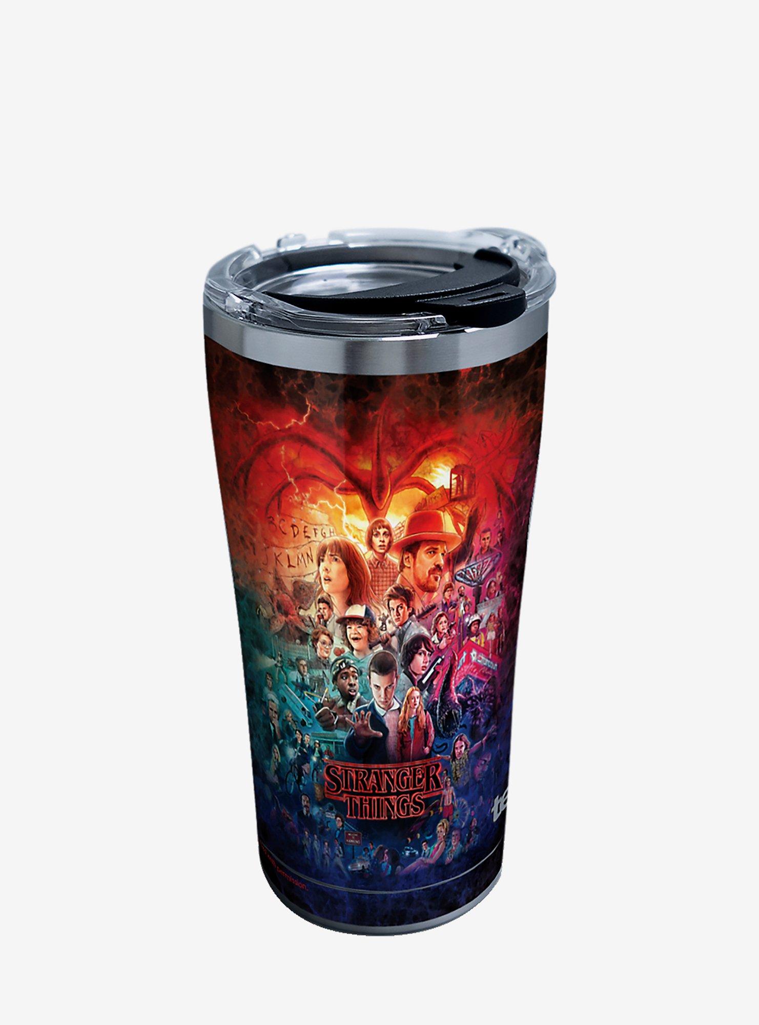 Stranger Things Montage 20oz Stainless Steel Tumbler With Lid, , hi-res