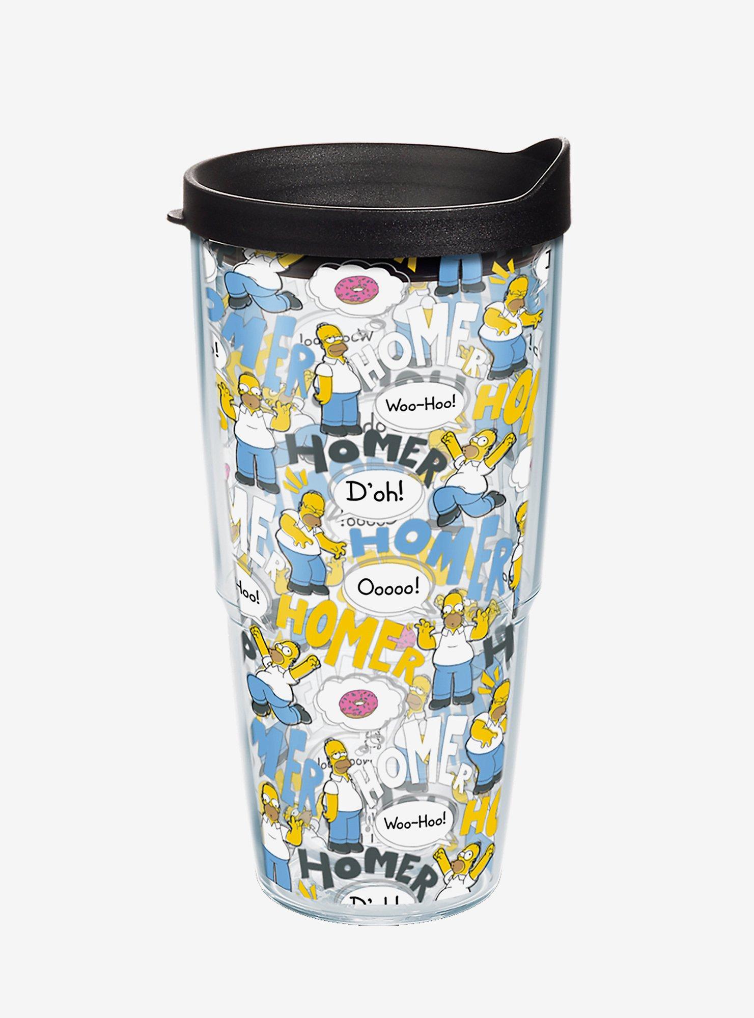 The Simpsons Homer 24oz Classic Tumbler With Lid, , hi-res