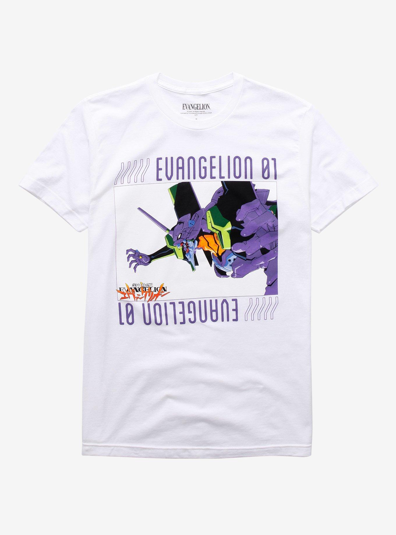 Neon Genesis Evangelion Eva 01 T-Shirt, WHITE, hi-res