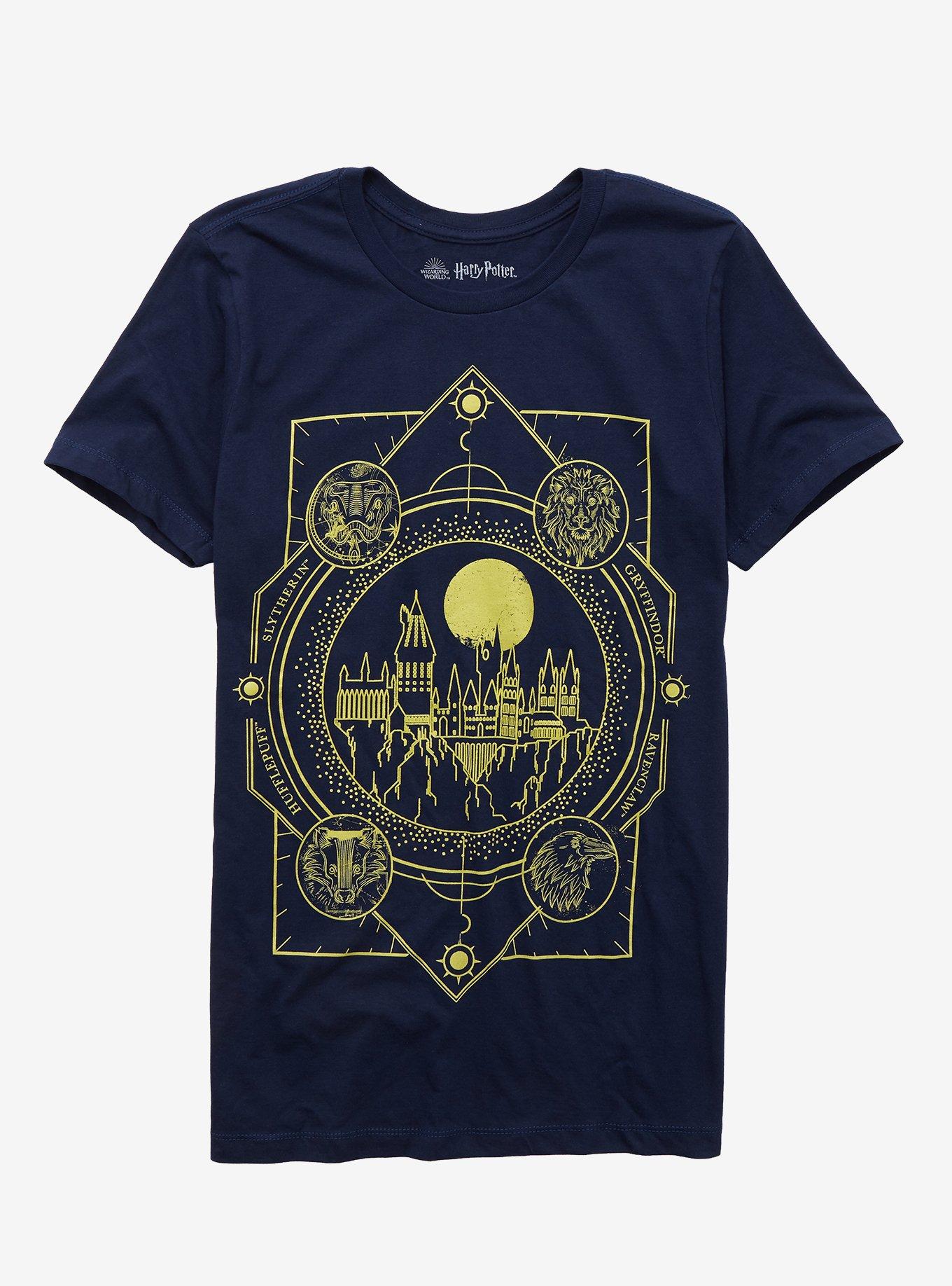 Harry Potter Celestial Hogwarts T-Shirt, NAVY, hi-res