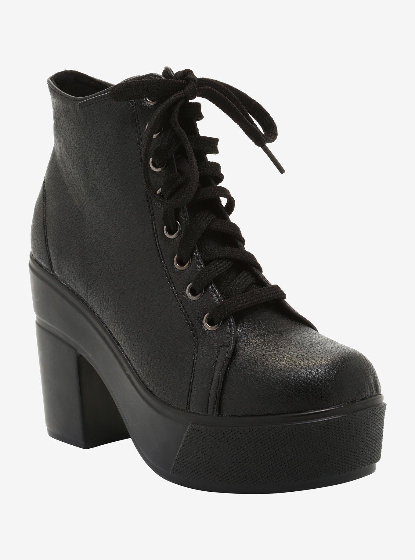 Campus Queen Faux Leather Platform Booties, MULTI, hi-res