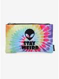 Loungefly Stay Weird Alien Tie-Dye Makeup Bag, , hi-res