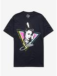 Selena Neon Triangle Girls T-Shirt, BLACK, hi-res