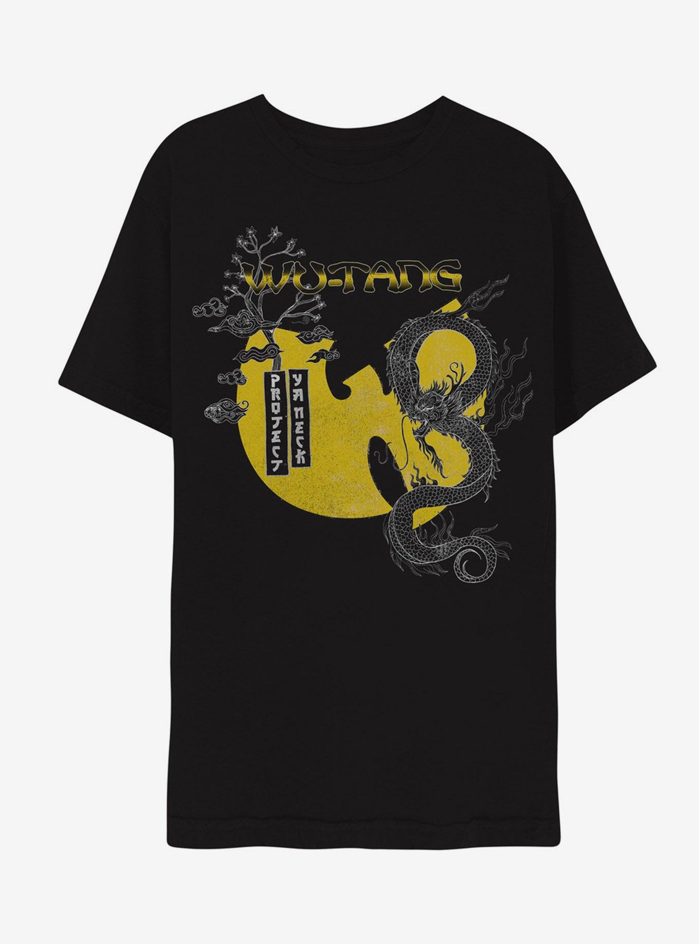 Wu-Tang Clan Protect Ya Neck Dragon Girls T-Shirt, BLACK, hi-res