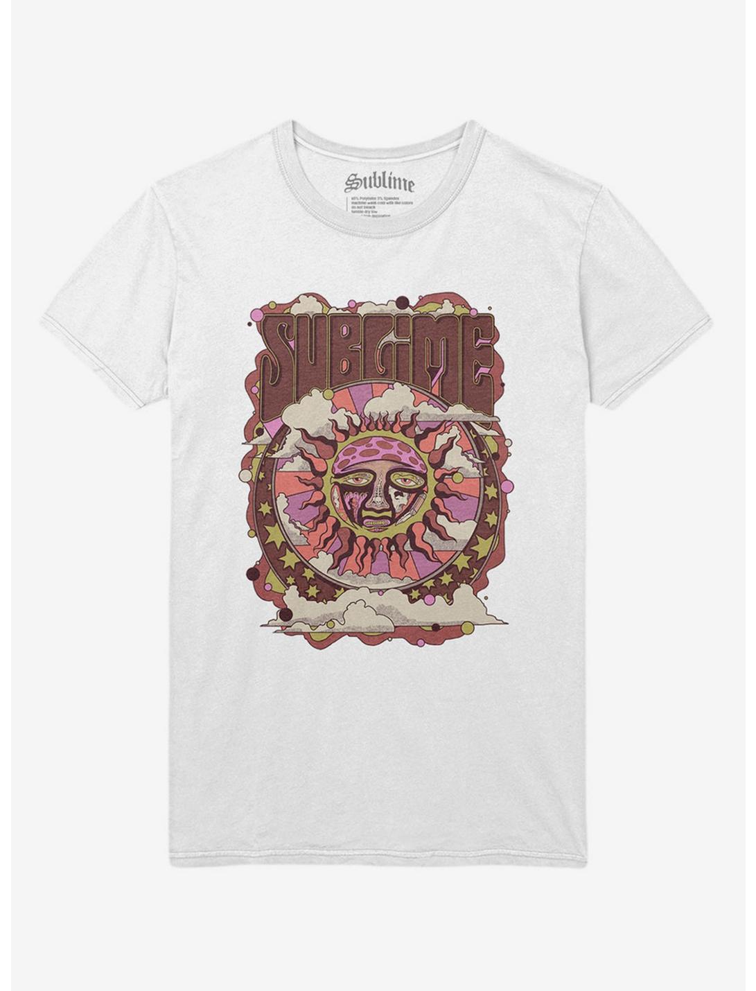 Sublime Sun Logo Girls T-Shirt, CREAM, hi-res
