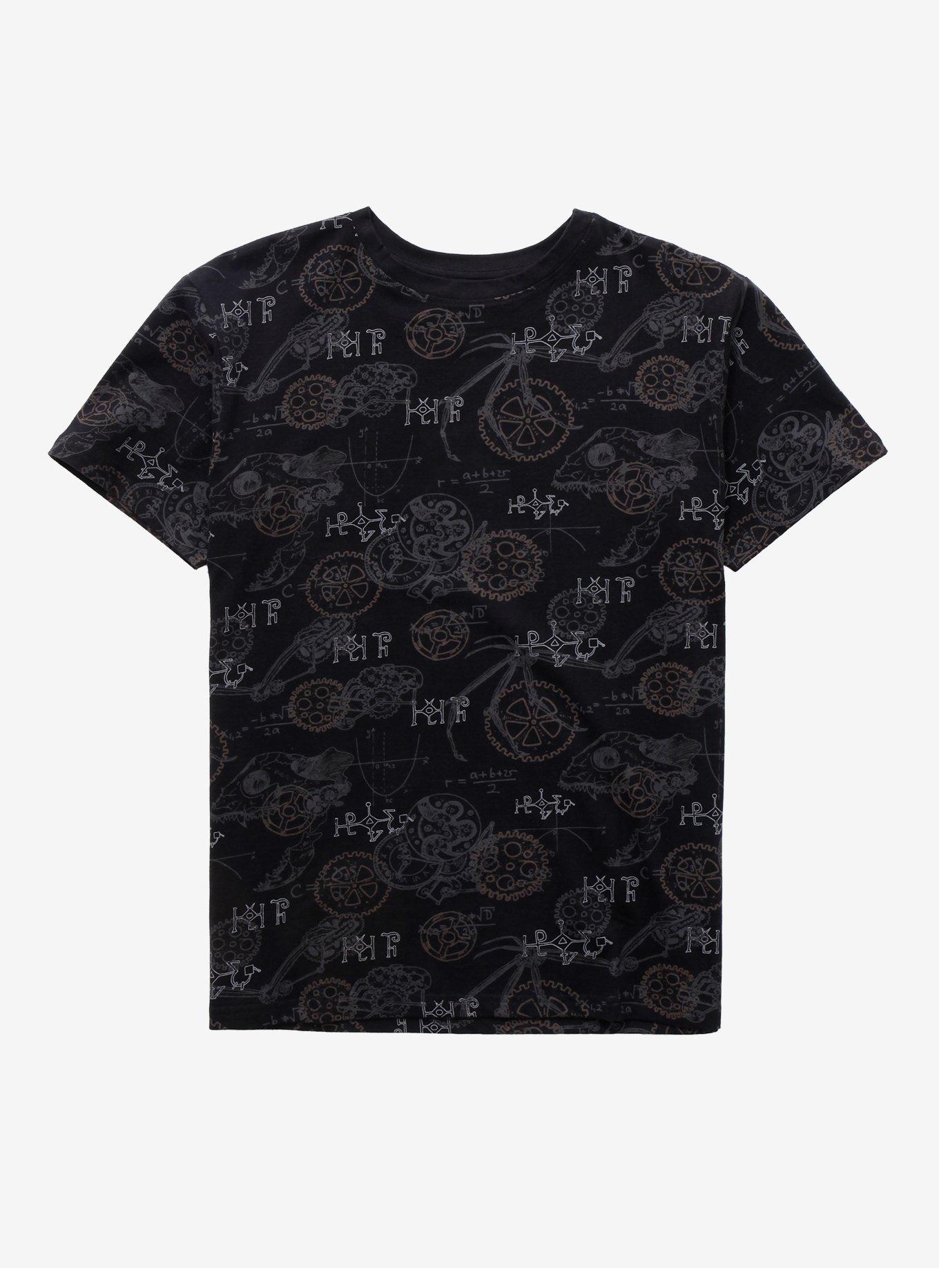 Skulls Gears & Equations TShirt Hot Topic