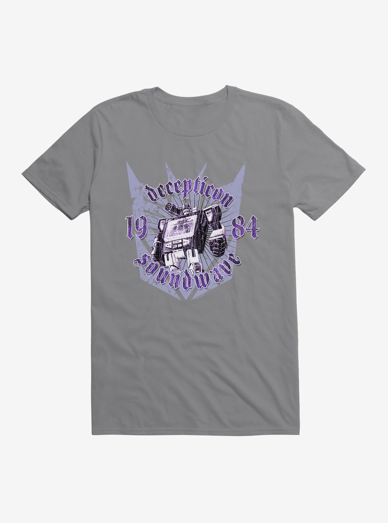 Transformers Decepticon Soundwave T-Shirt, STORM GREY, hi-res
