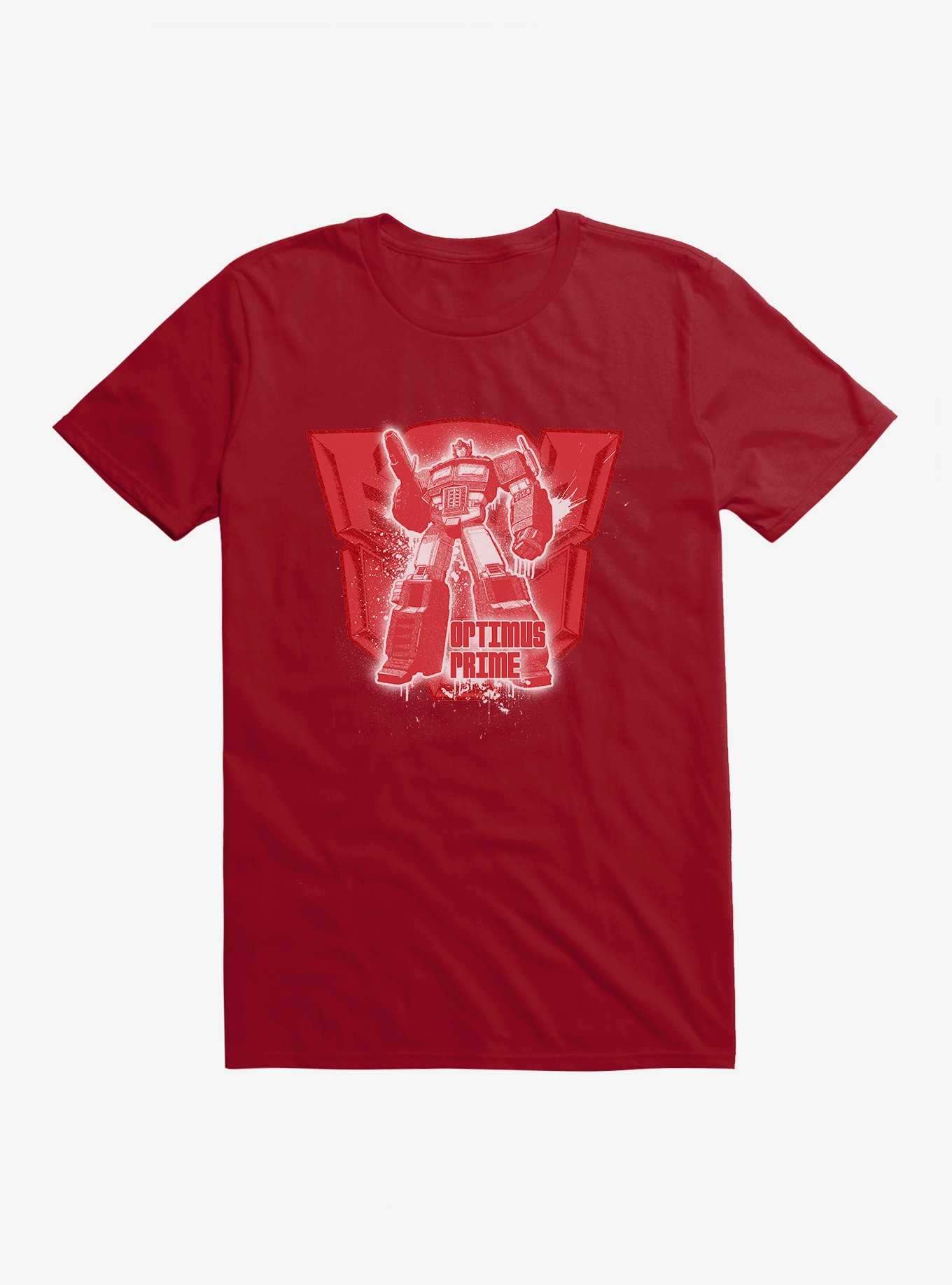 Transformers Optimus And Logo T-Shirt, , hi-res
