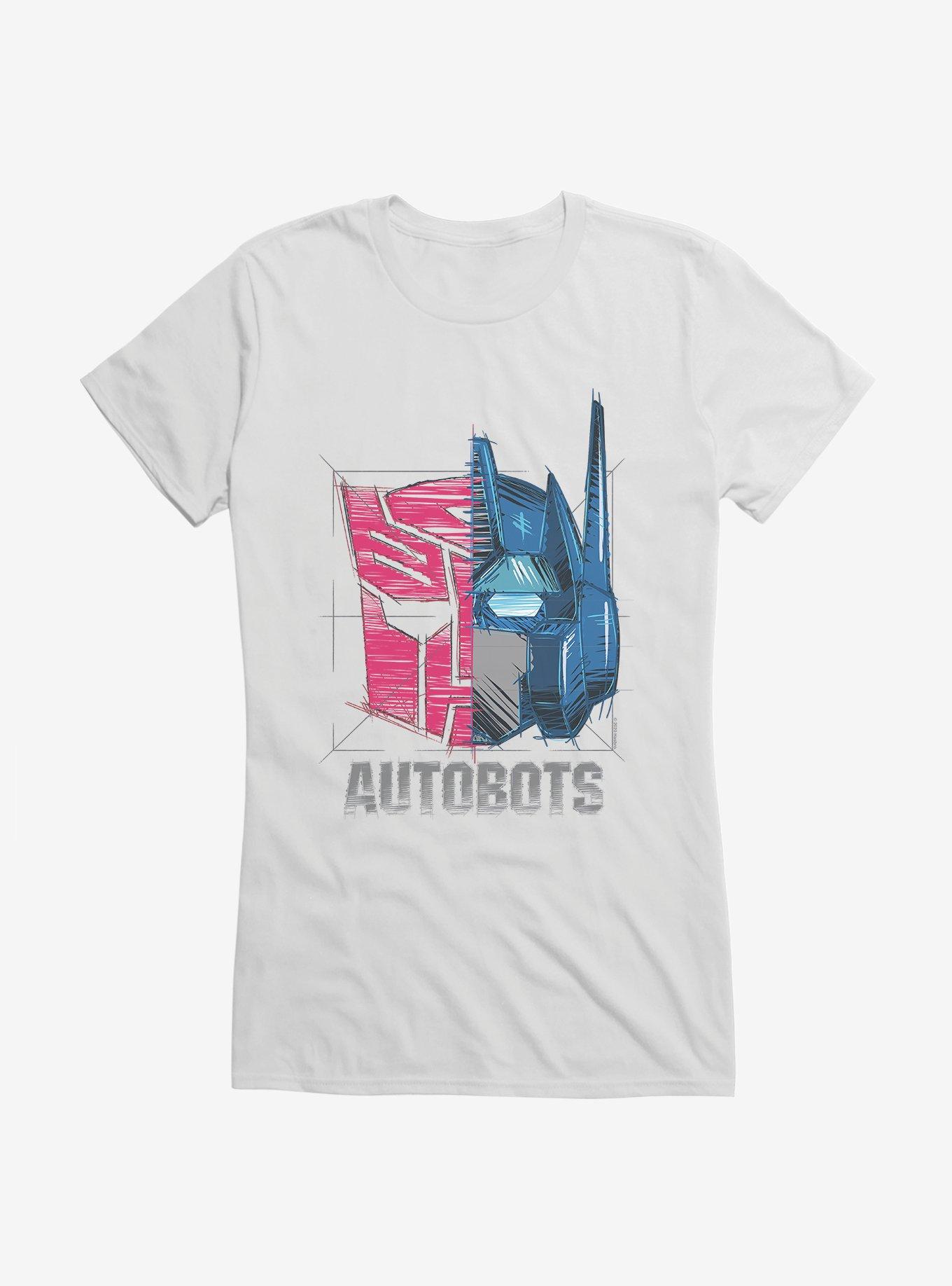 Transformers Autobots Sketch Girls T-Shirt, , hi-res