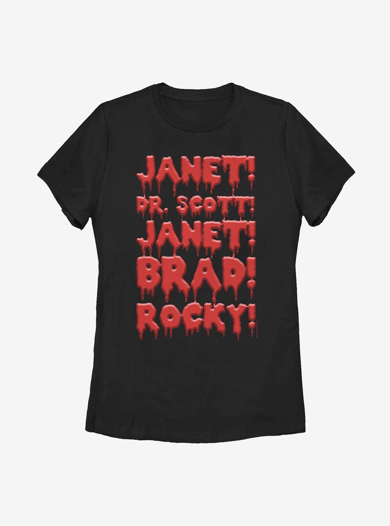 The Rocky Horror Picture Show Roll Call Womens T-Shirt