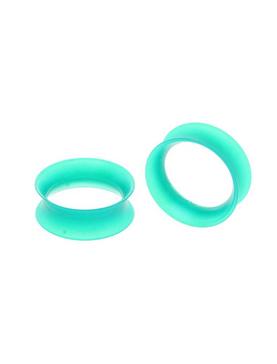 Plus Size Kaos Softwear Emerald Earskin Eyelet Plug 2 Pack, , hi-res